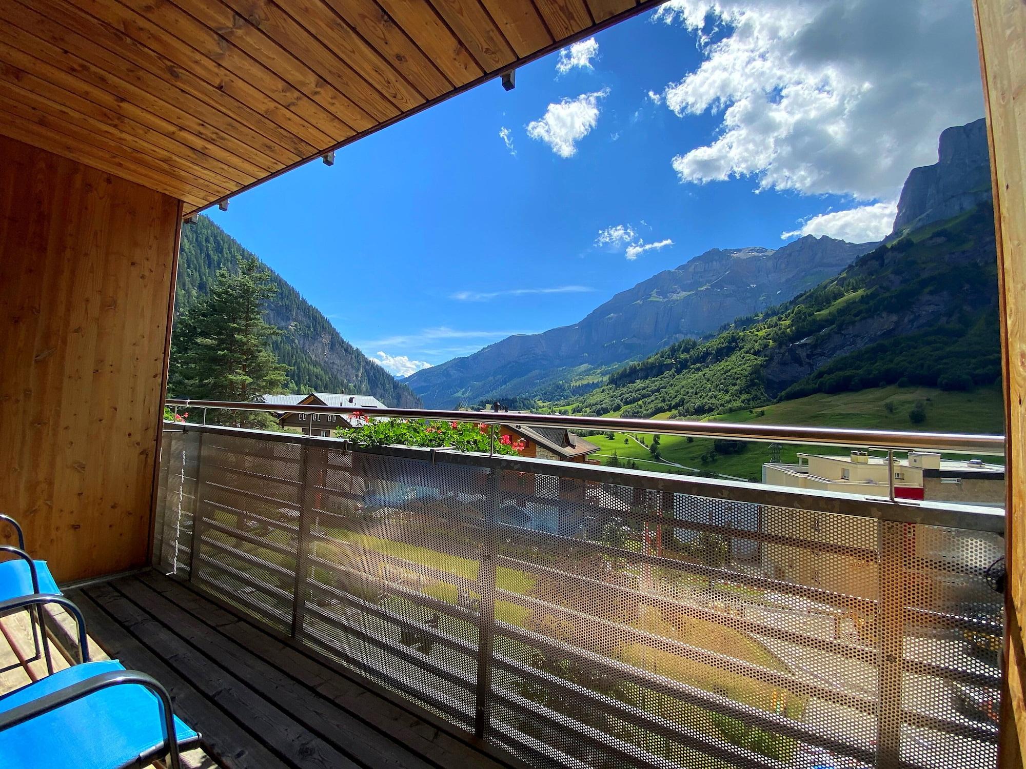 Le Bristol Leukerbad Buitenkant foto