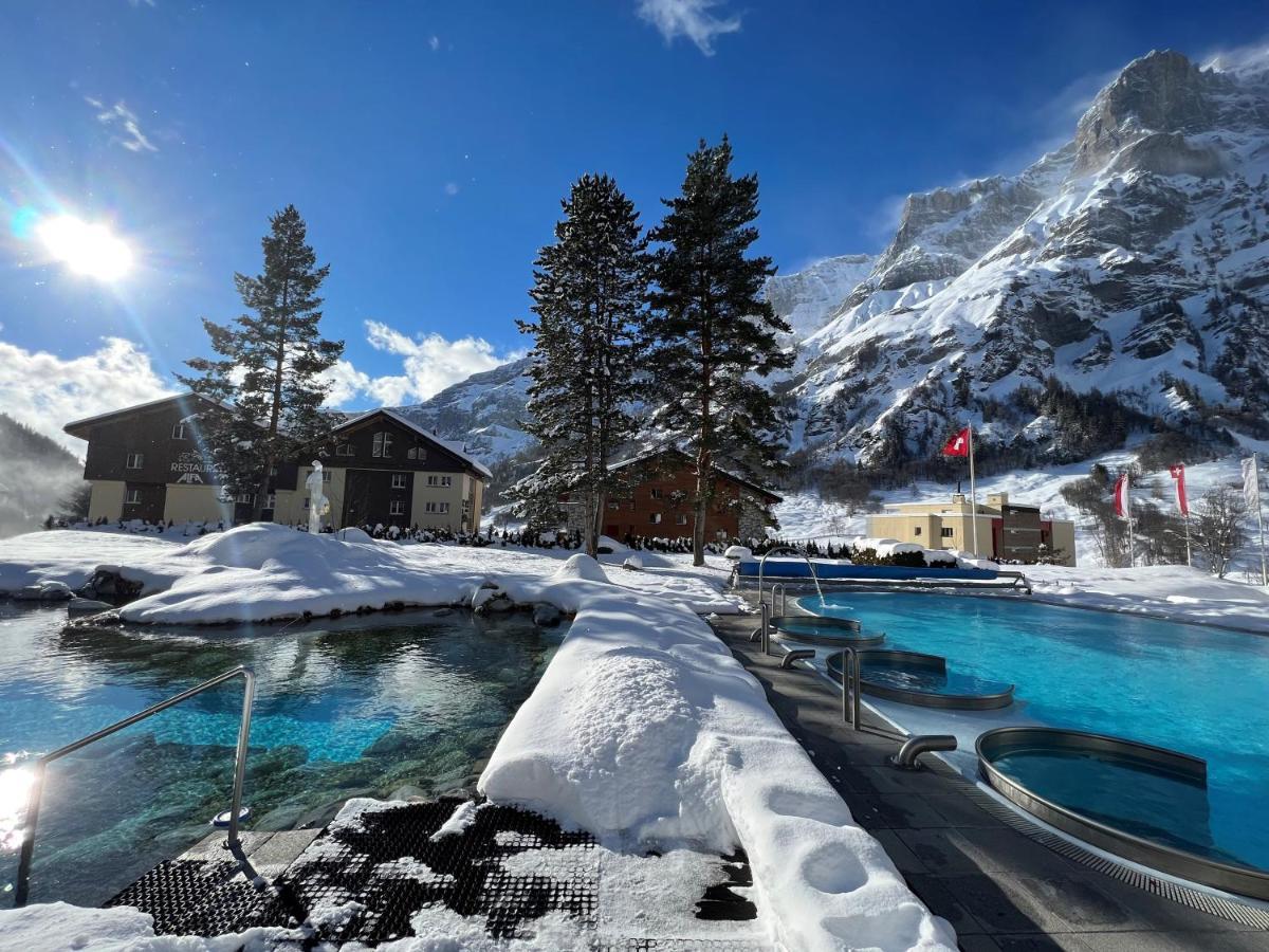 Le Bristol Leukerbad Buitenkant foto