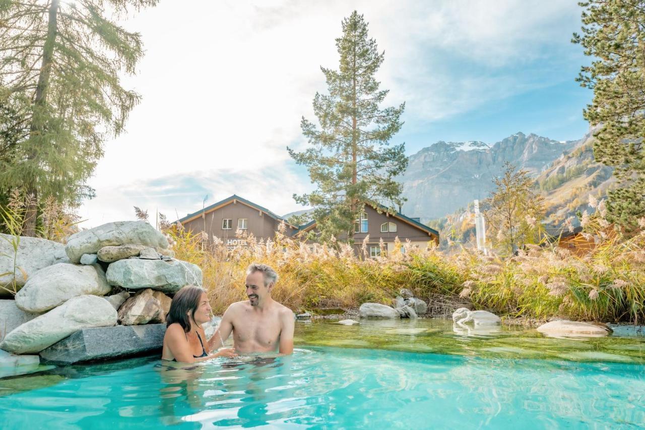Le Bristol Leukerbad Buitenkant foto