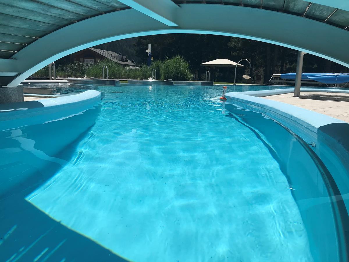 Le Bristol Leukerbad Buitenkant foto