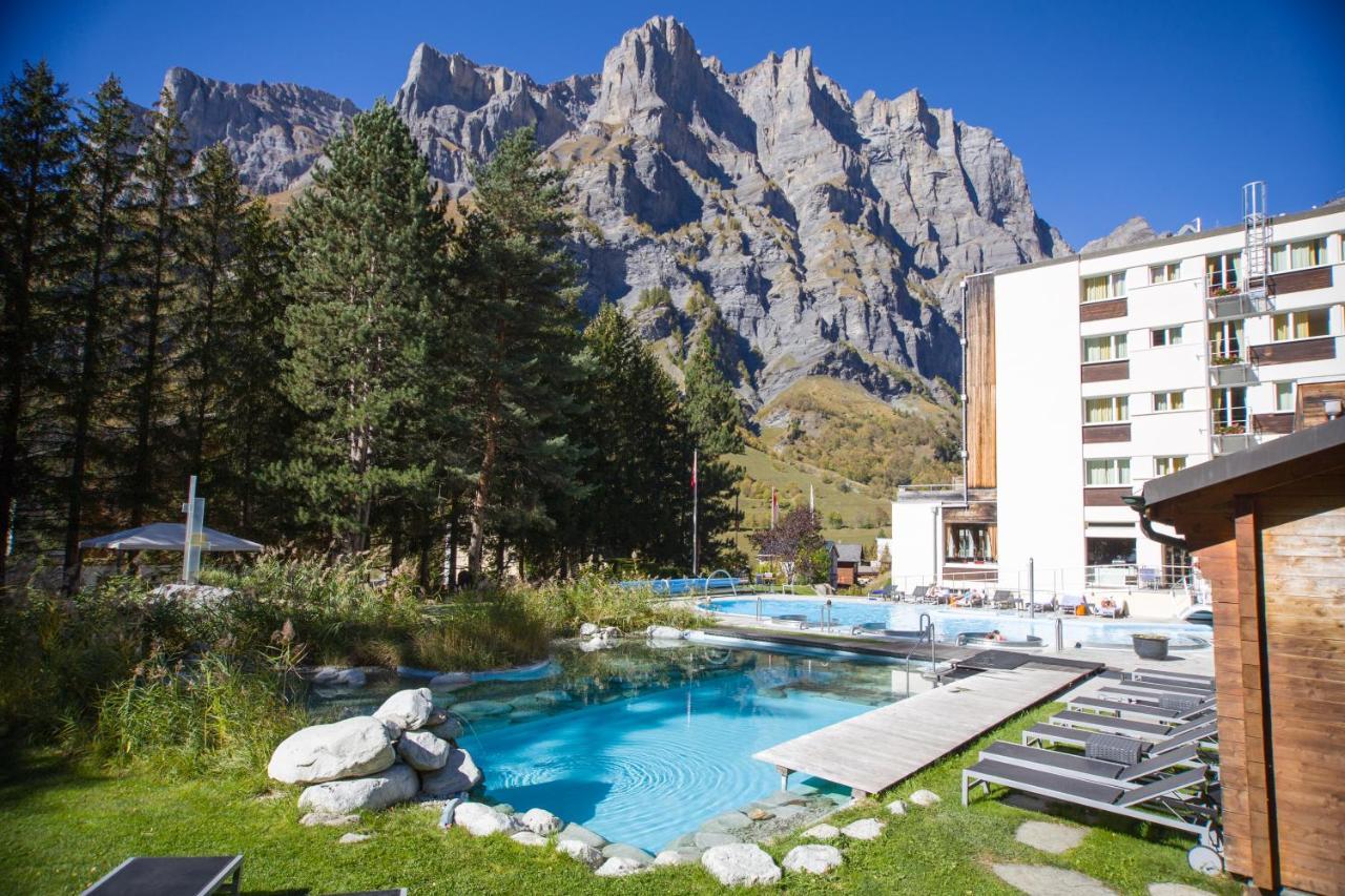 Le Bristol Leukerbad Buitenkant foto