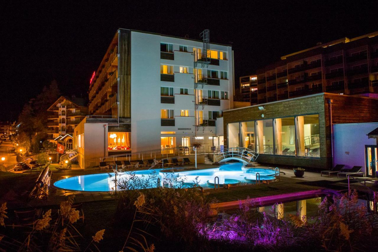 Le Bristol Leukerbad Buitenkant foto
